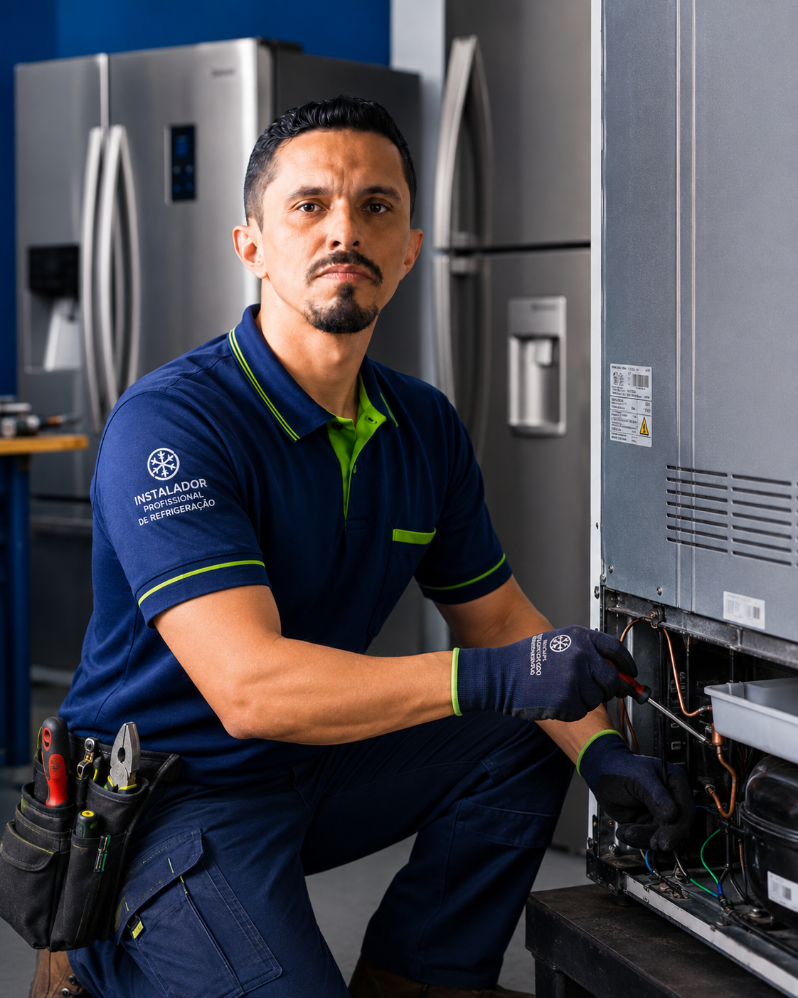 Professor Johnn, especialista em refrigeração